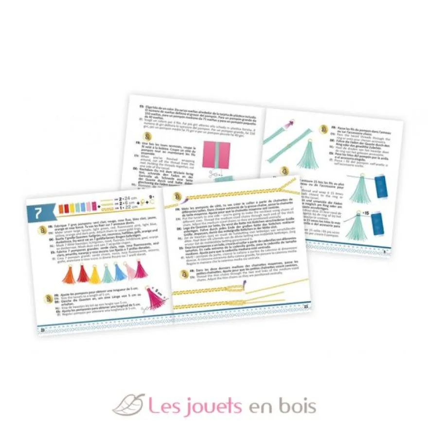 Kit Créatif - Bijoux Pompons - Buki France