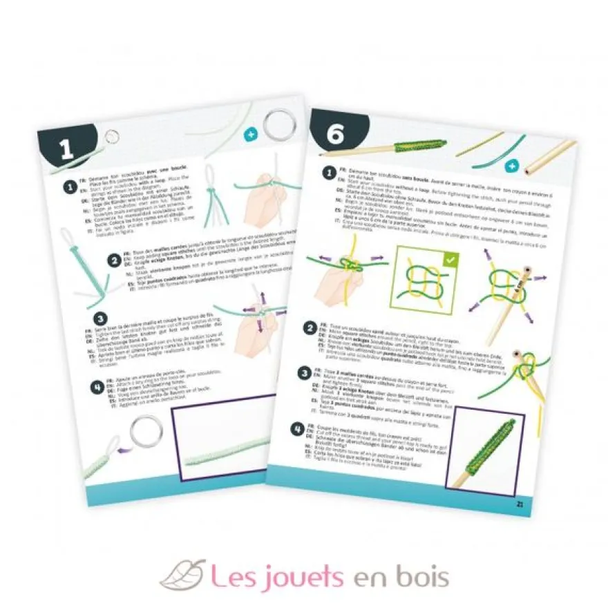 Kit Créatif - Scoubidous - Buki France