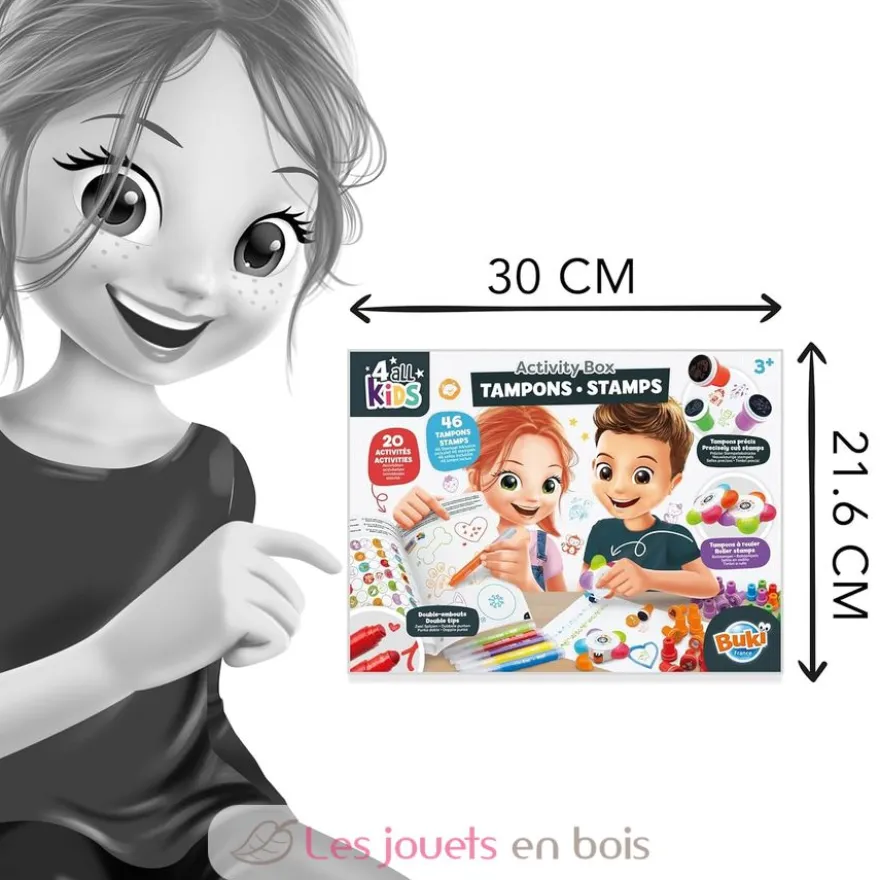 Kit d'activité créative Tampons - Buki France