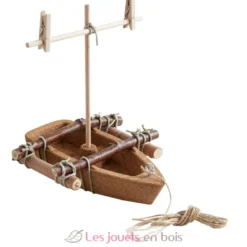 Kit d'assemblage - Bateau en liège - Haba