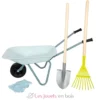 Kit d'outils de jardinage avec brouette - Small Foot company
