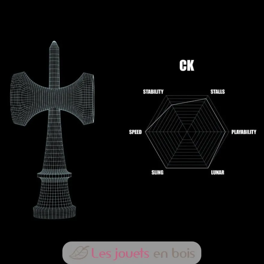 Krom Kendama Pop Lol Bleu ciel - KROM Kendama