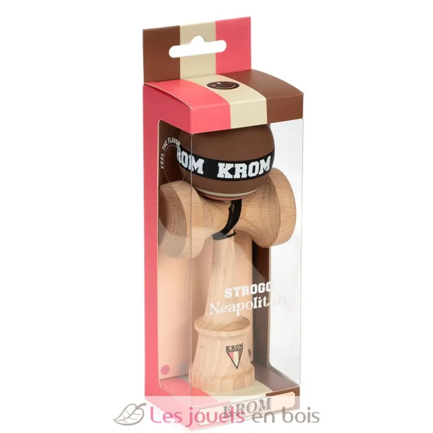 Krom Kendama Strogo Neapolitan Chocolate - KROM Kendama