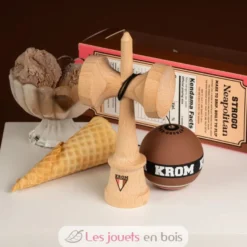 Krom Kendama Strogo Neapolitan Chocolate - KROM Kendama