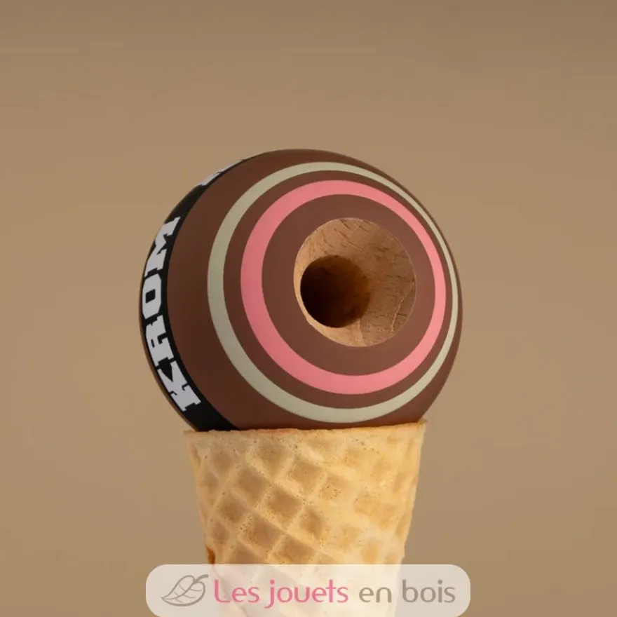 Krom Kendama Strogo Neapolitan Chocolate - KROM Kendama