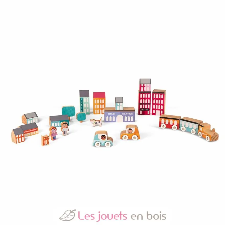 Kubix 22 pièces City - Janod
