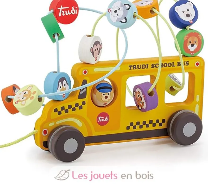 Labyrinthe Bus Scolaire avec roues - Sevi