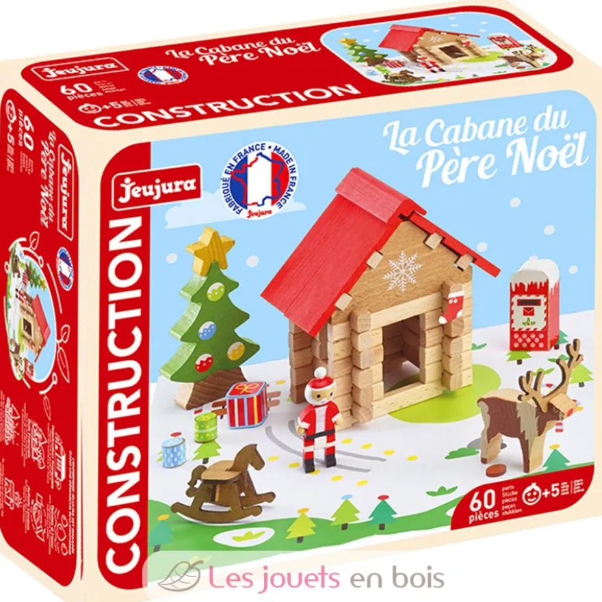 La cabane du Père Noël 60 pièces - Jeujura