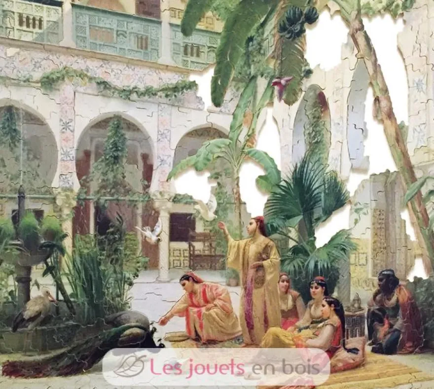La cour du harem de Girard - Puzzle Michèle Wilson