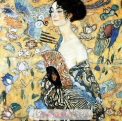 La dame à l'éventail de Klimt - Puzzle Michèle Wilson
