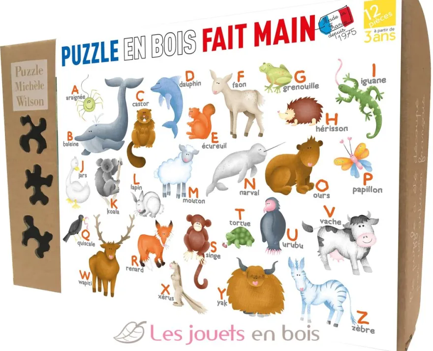 L'alphabet des animaux d'Hannah Weeks - Puzzle Michèle Wilson