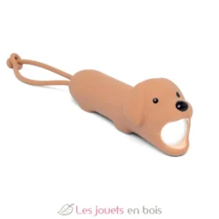 Lampe de poche en silicone Chien marron - Little L