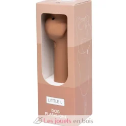 Lampe de poche en silicone Chien marron - Little L