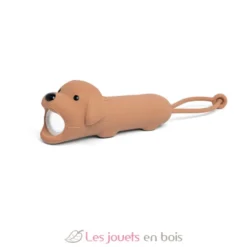 Lampe de poche en silicone Chien marron - Little L