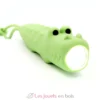Lampe de poche en silicone Crocodile vert - Little L