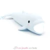 Lampe de poche en silicone Dauphin bleu gris - Little L