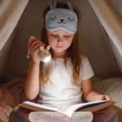 Lampe de poche en silicone Lapin beige - Little L