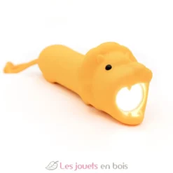 Lampe de poche en silicone Lion orange - Little L