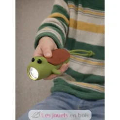 Lampe de poche en silicone Tortue verte - Little L