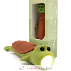 Lampe de poche en silicone Tortue verte - Little L