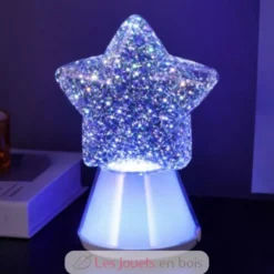 Lampe à paillettes Magic Glow Etoile - Plastique - Little L