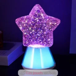 Lampe à paillettes Magic Glow Etoile - Plastique - Little L