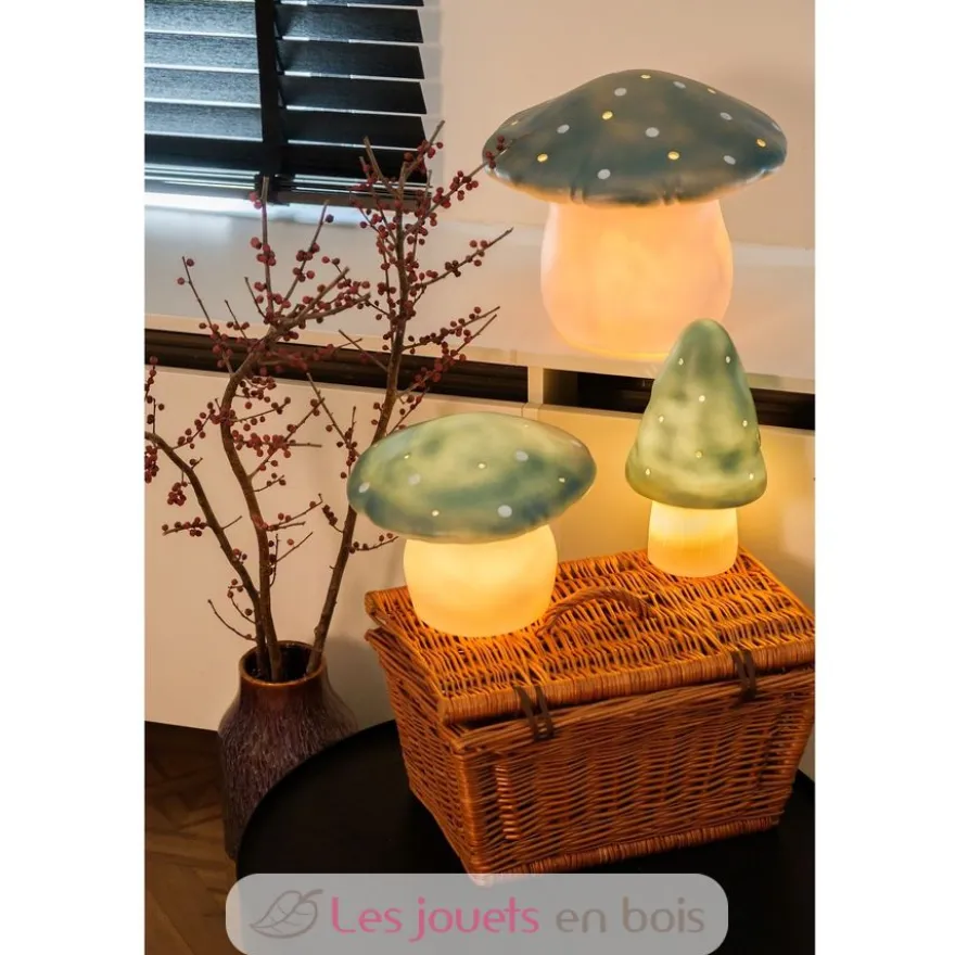 Lampe petit champignon bleu sarcelle - Egmont Toys