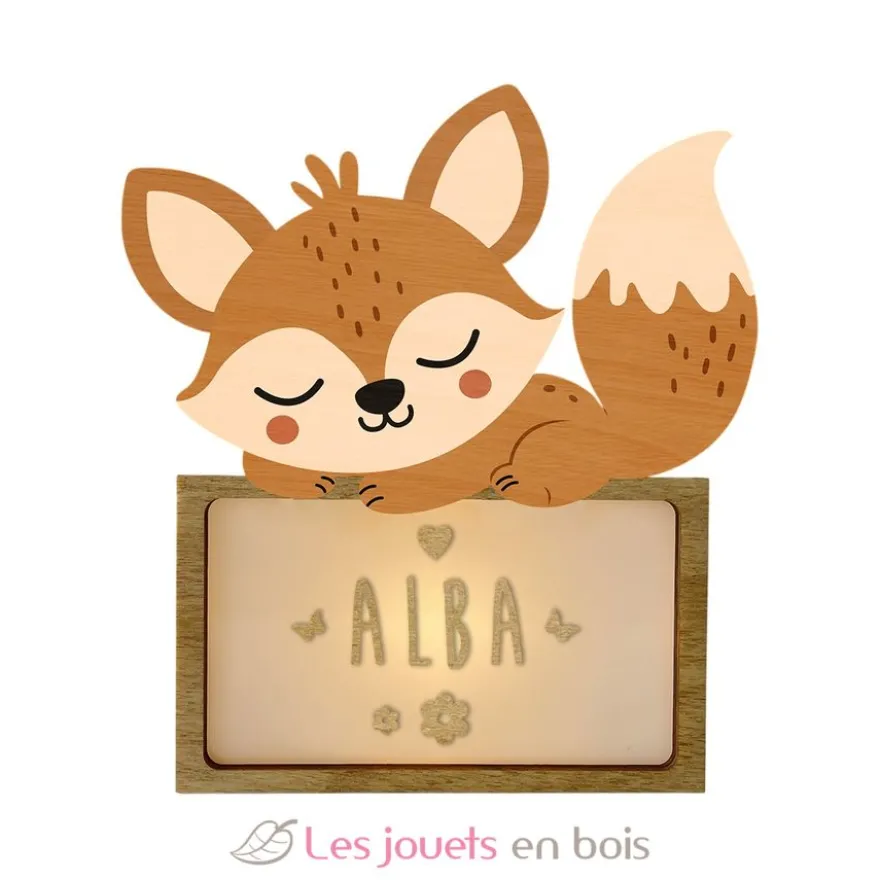 Lampe à poser personnalisable - Renard - Vintiun