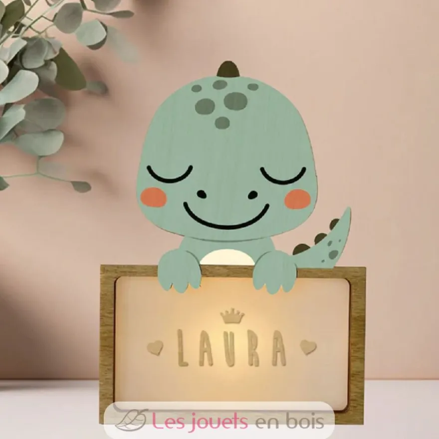 Lampe à poser personnalisable - Dinosaure - Vintiun