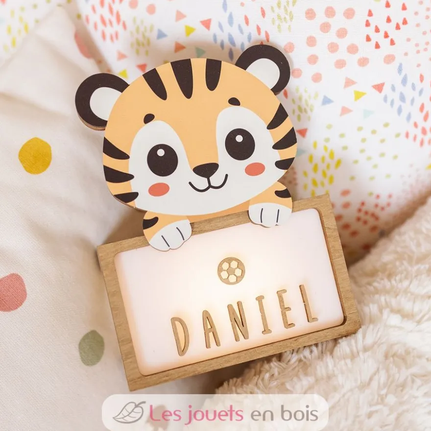 Lampe à poser personnalisable - Tigre - Vintiun