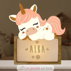 Lampe à poser personnalisable - Licorne - Vintiun