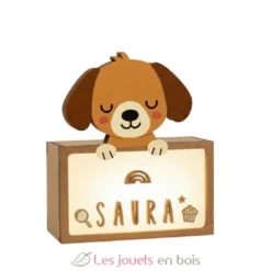 Lampe à poser personnalisable - Chien - Vintiun