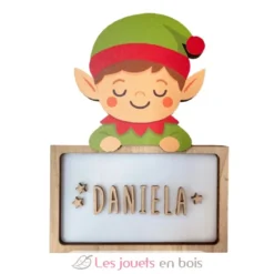 Lampe à poser personnalisable - Lutin de Noël - Vintiun