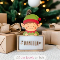 Lampe à poser personnalisable - Lutin de Noël - Vintiun