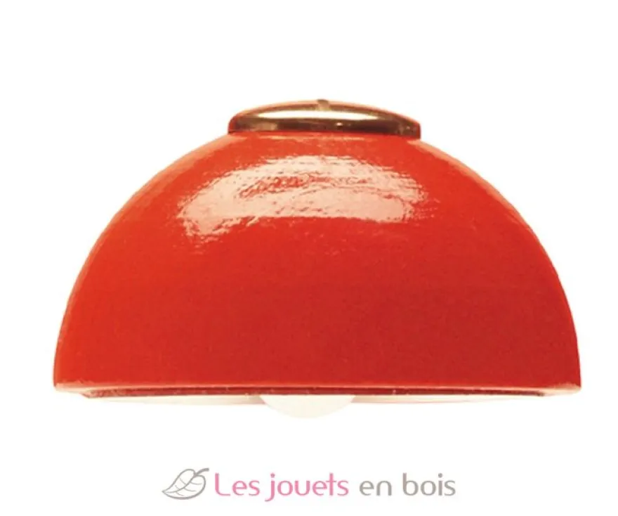 Lampe suspension rouge miniature - Selecta