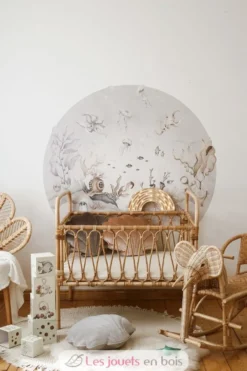 Lampe Veilleuse Arc-en-ciel bois naturel - Little Lights