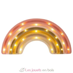 Lampe Veilleuse Arc-en-ciel Golden Rose - Little Lights