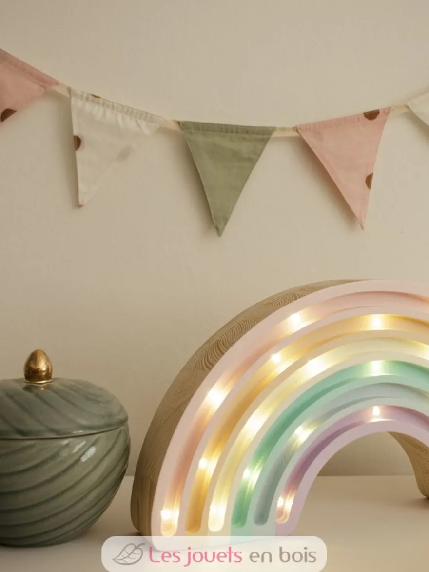 Lampe Veilleuse Arc-en-ciel pastel - Little Lights