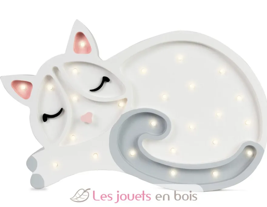 Lampe Veilleuse Chat Blanc - Little Lights
