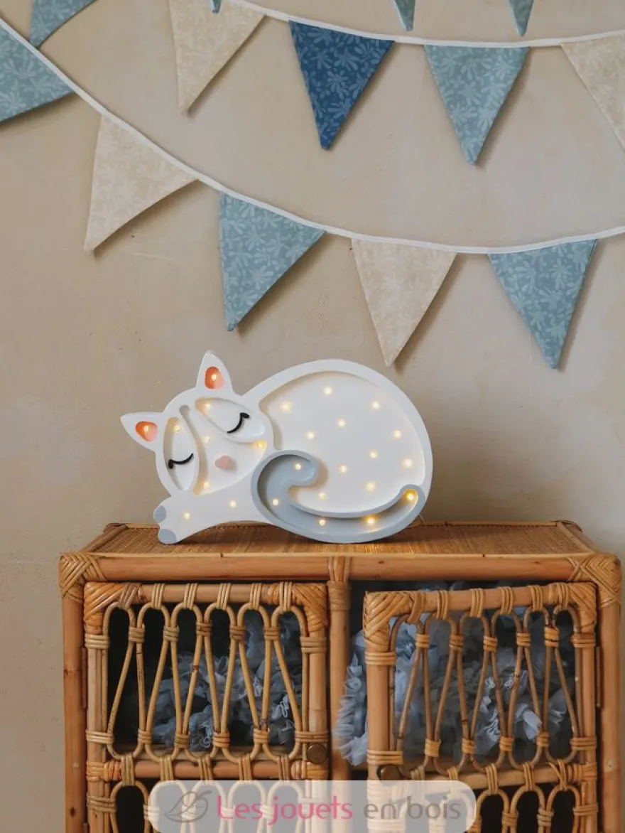 Lampe Veilleuse Chat Blanc - Little Lights