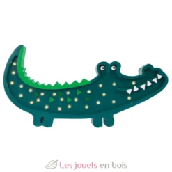 Lampe Veilleuse Crocodile Vert - Little Lights
