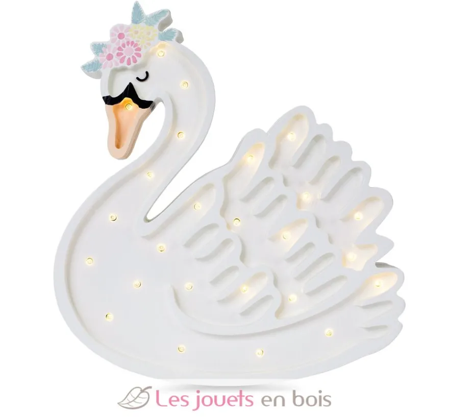 Lampe Veilleuse Cygne Blanc - Little Lights
