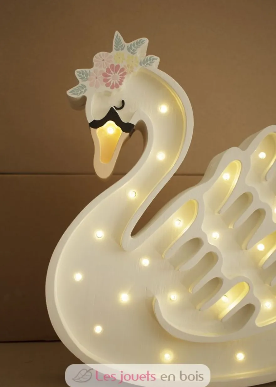 Lampe Veilleuse Cygne Blanc - Little Lights