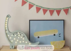 Lampe Veilleuse Diplodocus Bleu - Little Lights