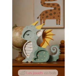 Lampe Veilleuse Dragon vert - Little Light