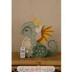 Lampe Veilleuse Dragon vert - Little Light