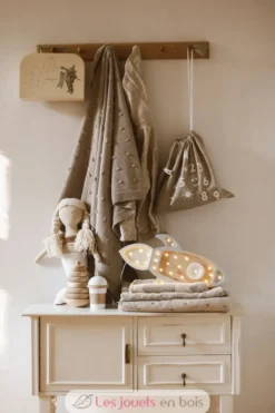 Lampe Veilleuse Fusée gris clair - Little Lights