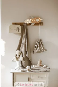 Lampe Veilleuse Fusée gris clair - Little Lights
