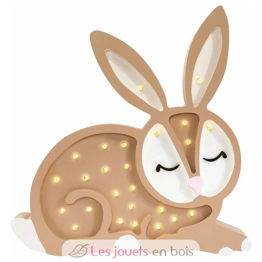 Lampe Veilleuse Lapin Chocolat - Little Lights