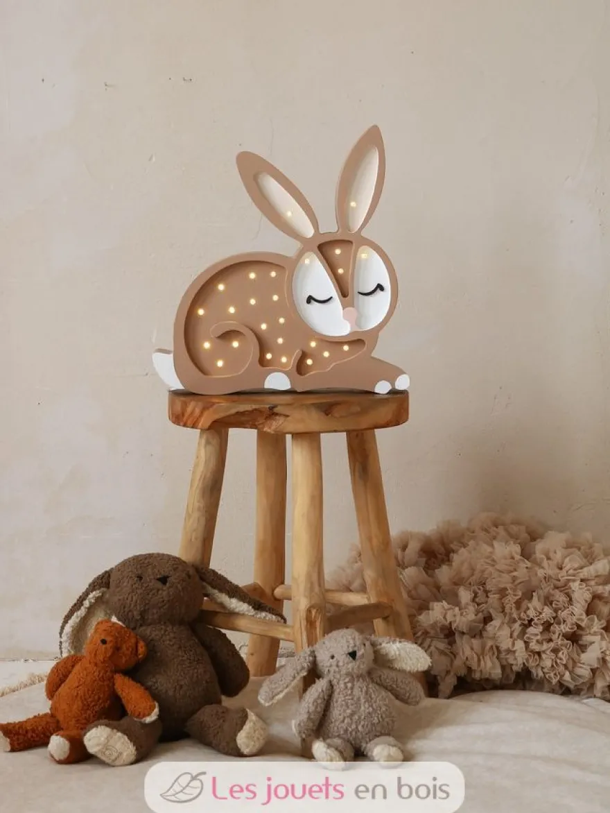 Lampe Veilleuse Lapin Chocolat - Little Lights